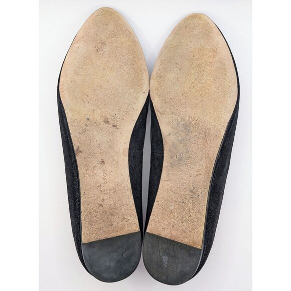 Veronica Beard Griffin 2 Black Metallic Slip-On Loafers Women’s Size 10 Leather - Picture 6 of 7